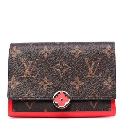 louis vuitton flore compact wallet